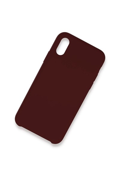 Mey İthalat®  iPhone XS Max Kılıf Lansman Legant Silikon - Bordo