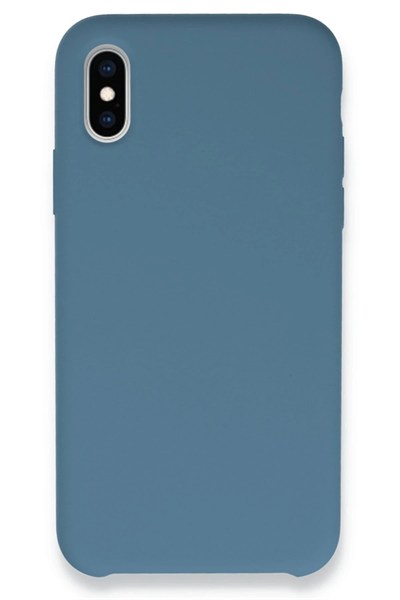 Mey İthalat®  iPhone XS Max Kılıf Lansman Legant Silikon - Açık Mavi