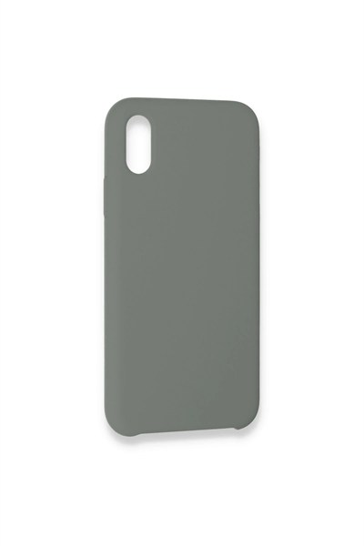 Mey İthalat®  iPhone XS Max Kılıf Lansman Legant Silikon - Gri