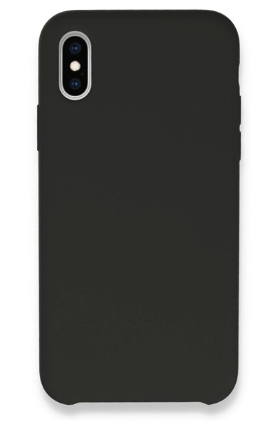 Mey İthalat®  iPhone XS Max Kılıf Lansman Legant Silikon - Siyah