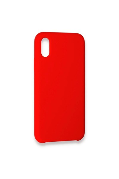 Mey İthalat®  iPhone XS Max Kılıf Lansman Legant Silikon - Kırmızı