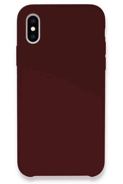 Mey İthalat®  iPhone XS Max Kılıf Lansman Legant Silikon - Bordo