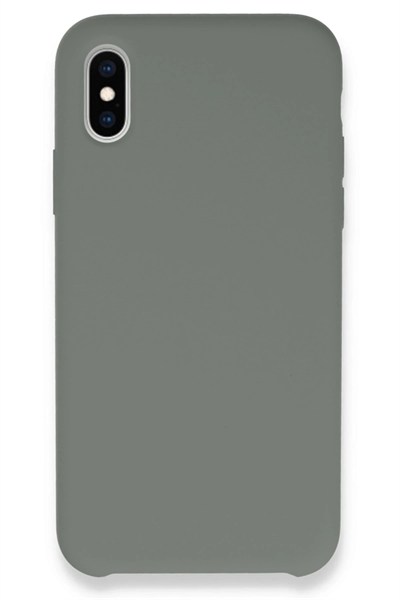 Mey İthalat®  iPhone XS Max Kılıf Lansman Legant Silikon - Gri