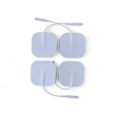 Mey İthalat® 10 Paket 40 Adet Nordmende TENS Pedi 5×5 cm Kablolu Elektrot Ped – Yumuşak ve Esnek Medikal Ped