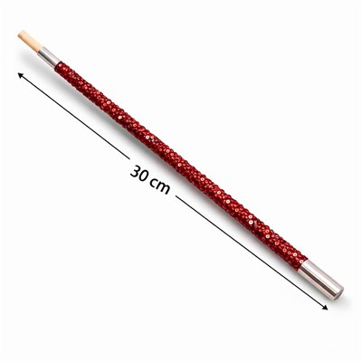 Mey İthalat® 30 cm Kırmızı Payetli Sigara Tutacağı – 1920’ler Gatsby Parti Aksesuarı