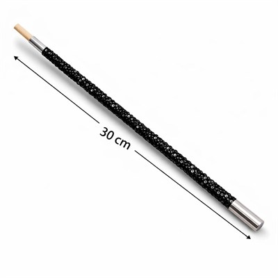 Mey İthalat® 30 cm Siyah Payetli Sigara Tutacağı – 1920’ler Gatsby Parti Aksesuarı