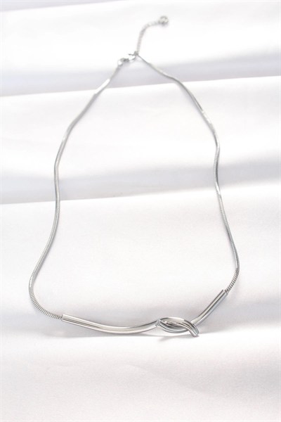 Mey İthalat® 316L Çelik Silver Renk Kolye