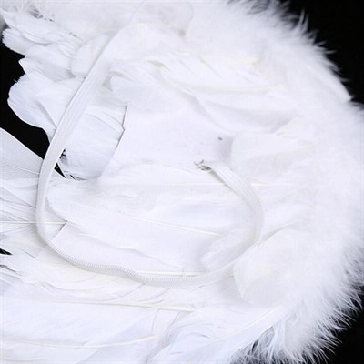 Mey İthalat® Beyaz Renkli Orta Boy Çocuk Melek Kanadı 30x45 cm