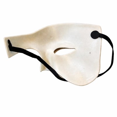 Mey İthalat® Beyaz Yarım Erkek Maske – Phantom Parti & Balo Maskesi