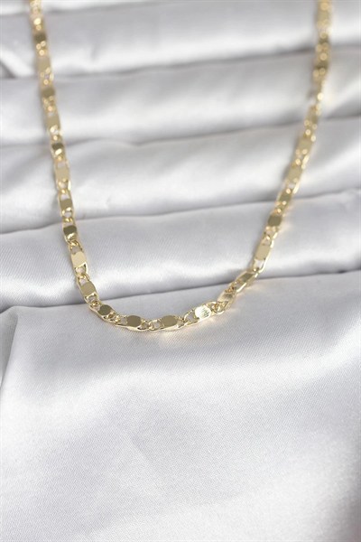 Mey İthalat® CM 14K Gold Renk Arpa Model 45 cm Kadın Kolye