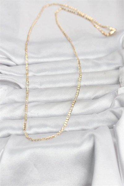 Mey İthalat® CM 14K Gold Renk İnce Kuşgözü Zincir Model 60 cm Kadın Kolye