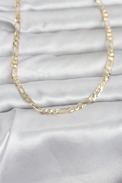 Mey İthalat® CM 14K Gold Renk Kuşgözü Zincir Model 60 cm Kadın Kolye