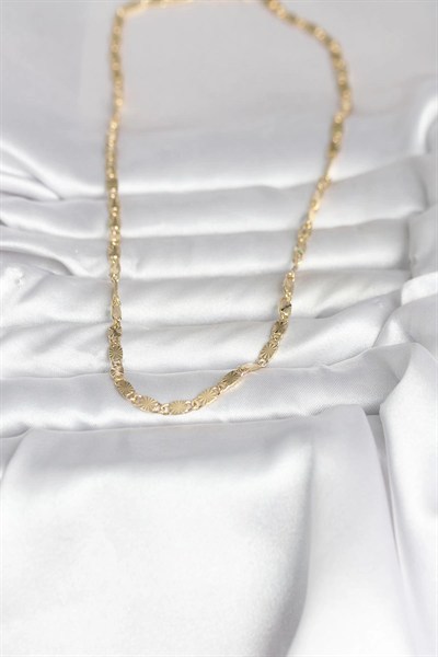 Mey İthalat® CM 14K Gold Renk Lazer Model 45 cm Kadın Kolye