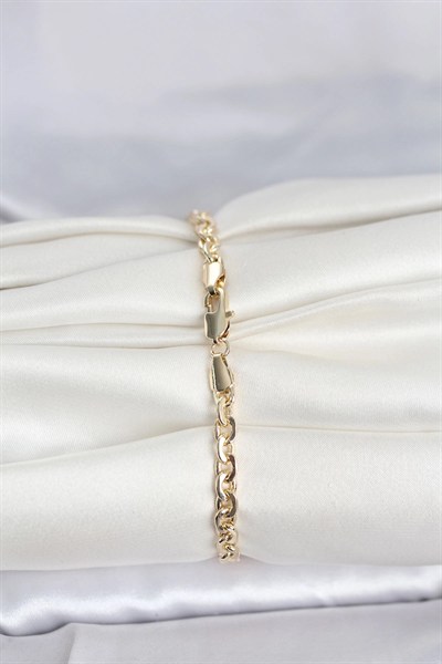 Mey İthalat® CM 14K Gold Renk Zincir Model Kadın Bileklik