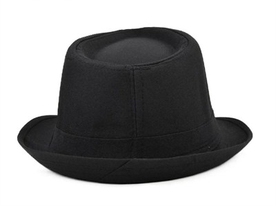 Mey İthalat® Çocuk Boy Siyah Kumaş Fötr Şapka Gösteri Şapkası Michael Jackson Şapkası 54 No