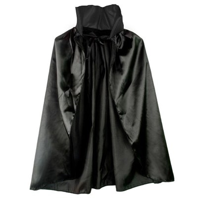 Mey İthalat® Çocuk Boy Yıldız Savaşları Star Wars Darth Vader Maskesi ve 90 cm Pelerin Seti Siyah