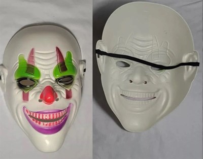 Mey İthalat® Delirten Gülüş Psikopat Palyaço Temalı Joker Maskesi