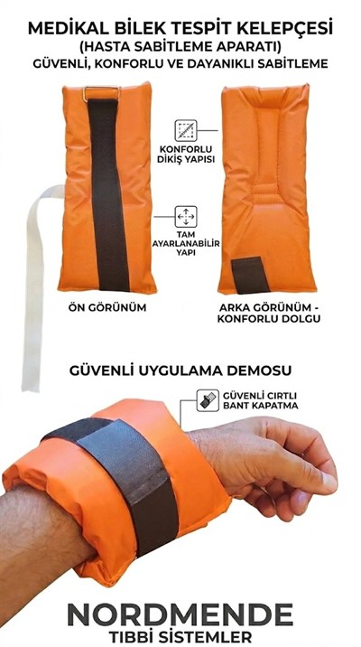Mey İthalat® El Ayak Tespit Kemeri | Hasta Sabitleme Aparatı | NORDMENDE
