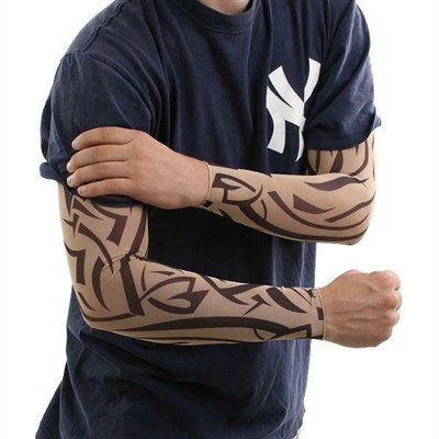 Mey İthalat® Giyilebilir Kol Dövmesi Çorap Dövme 3D Baskılı Kol Bacak Dövme 2 Adet Model 10