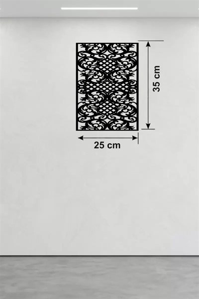 Mey İthalat® Gotham Temalı Ahşap Duvar Saati - 25x35 cm Lazer Kesim Dekoratif Saat