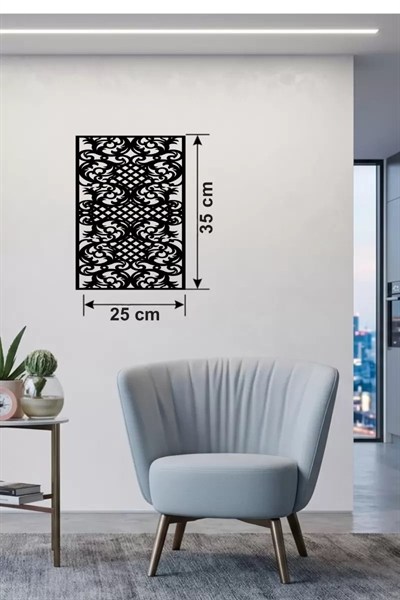 Mey İthalat® Gotham Temalı Ahşap Duvar Saati - 25x35 cm Lazer Kesim Dekoratif Saat