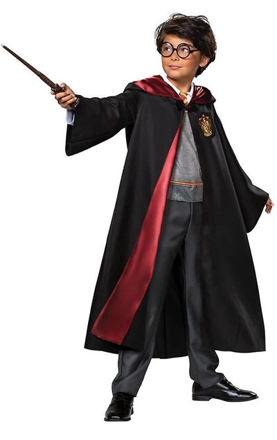 Mey İthalat® Harry Potter Gryffindor Cübbe Çocuk Boy - Harry Potter Kostümü 11-12 Yaş