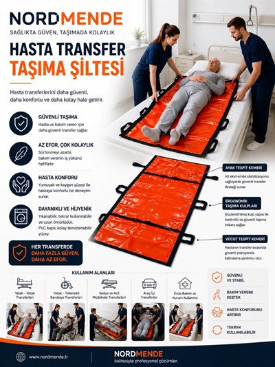 Mey İthalat® Hasta Transfer Taşıma Şiltesi