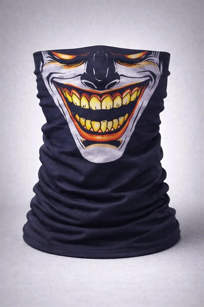 Mey İthalat® Joker Gülüşlü Baf Maske – Çok Amaçlı Boyunluk Bandana 3 No