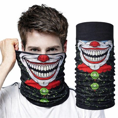 Mey İthalat® Joker Yüz Baskılı Baf Bandana - Çok Amaçlı Boyunluk Bandana 2 No
