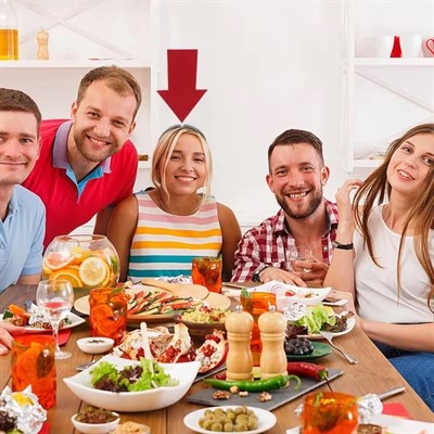 Mey İthalat® Kişiselleştirilebilir Ok Taç – Üzerine Yazı Yazılabilen Parti Tacı Kırmızı Renk