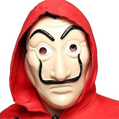 Mey İthalat® La Casa De Papel Salvador Dali Maskesi Orjinal İthal Ürün