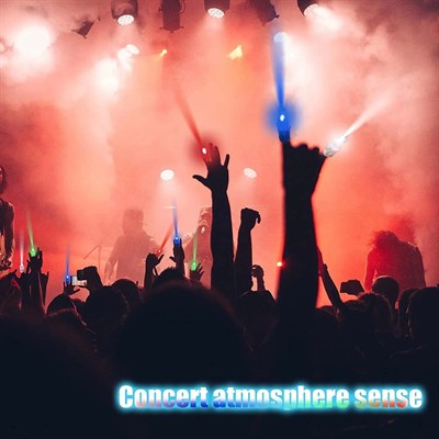 Mey İthalat® Led Işıklı Renkli Püsküllü Parmak Işığı 4 Renk 4 Adet