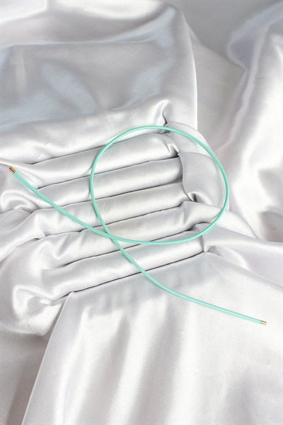 Mey İthalat® Mıknatıslı Turkuaz Renk Sarmal Kadın Bileklik