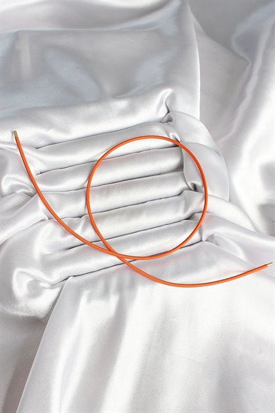 Mey İthalat® Mıknatıslı Turuncu Renk Sarmal Kadın Bileklik