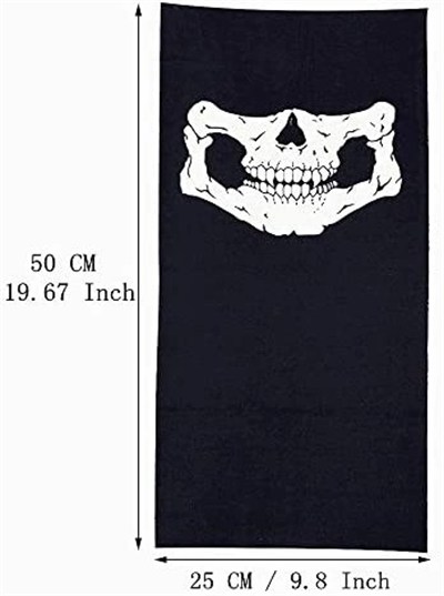 Mey İthalat® Motorcu Boyunluk Baf Buff Bandana 25x48 cm Model 7