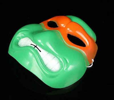 Mey İthalat® Ninja Kaplumbağalar Maskesi Michelangelo Maskesi