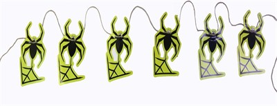 Mey İthalat® Örümcek Şekilli Asmalı Halloween Flama Banner Afiş 2 Metre