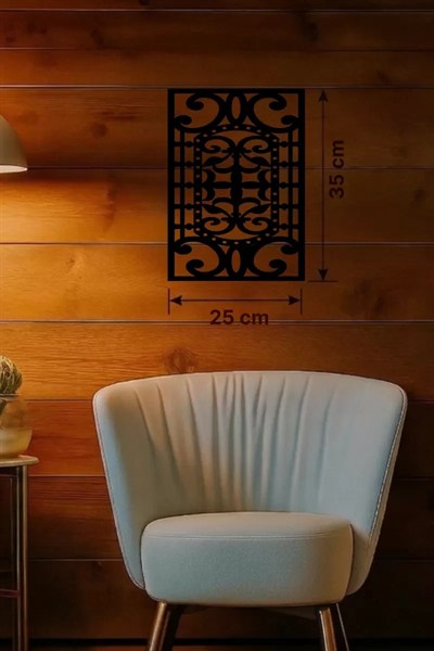 Mey İthalat® Osmanlı Motifli Dekoratif Ahşap Duvar Tablosu - 25x35 cm Lazer Kesim