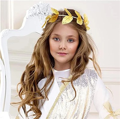 Mey İthalat® Roma Bizans Altın Yapraklı Sezar Tacı