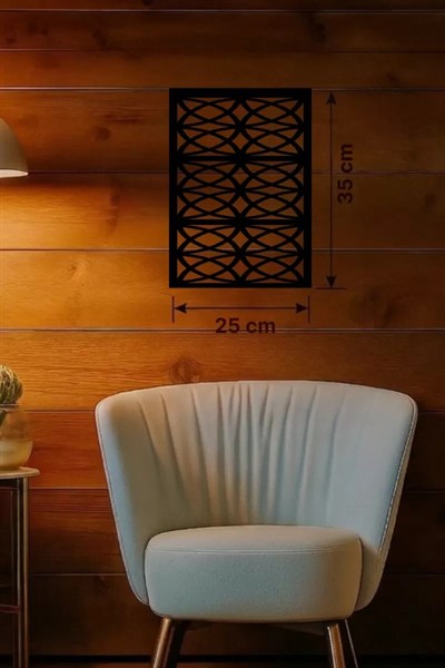 Mey İthalat® Selçuklu Yıldızı Temalı Ahşap Duvar Tablosu - 25x35 cm Lazer Kesim Dekoratif Pano