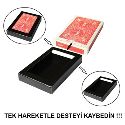 Mey İthalat® Sihirli Kaybolan Deste Oyun Kağıdı İlizyon Oyunu Kaybolan Kart