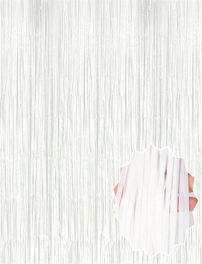 Mey İthalat® Soft Beyaz Renk Duvar ve Kapı Perdesi İthal 100x200 cm