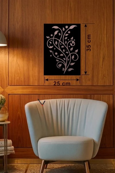 Mey İthalat® Tavus Kuşu ve Doğa Temalı Ahşap Duvar Tablosu - 25x35 cm Lazer Kesim Pano