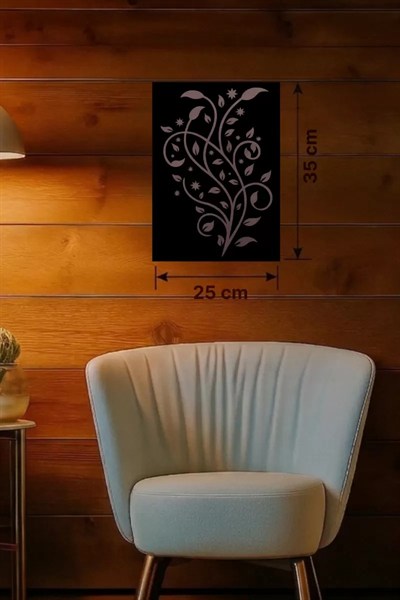 Mey İthalat® Tavus Kuşu ve Doğa Temalı Ahşap Duvar Tablosu - 25x35 cm Lazer Kesim Pano