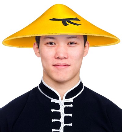 Mey İthalat® Uzak Doğu Asyalı Çin Japon Şapkası Sarı Renk