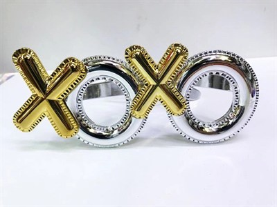 Mey İthalat® Xoxo Parti Gözlüğü 2 Renk 2 Adet