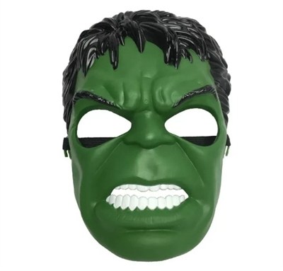 Mey İthalat® Yeşil Renk Süper Kahraman Dev Adam Hulk Maskesi