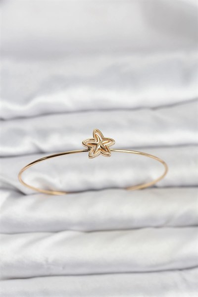 Mey İthalat® Yıldız Model Gold Renk Bileklik