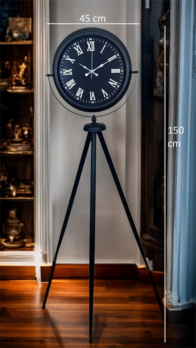 Midnight Black Tripod Ayaklı Saat