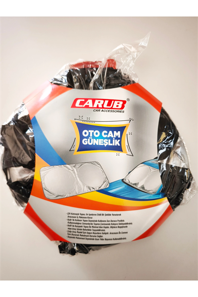 Miflonlu Katlanır Oto Ön Cam Güneşliği 150x70cm Güneş Koruyucu Yazlık Araç Aksesuarı